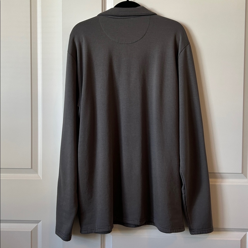 Weatherproof Dark Gray Quarter-Zip Pullover XXL - Picture 4 of 7